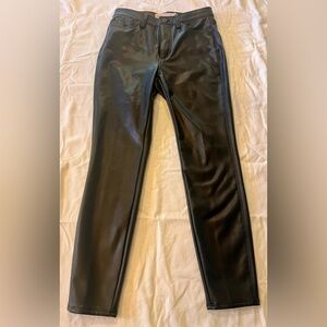 SOFT SURROUNDINGS - FAUX LEATHER JEANS - STRAIGHT LEG STYLE